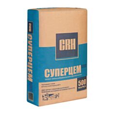 Цемент CRH Суперцем плюс ПЦ ІІ/А-Ш- 500 25кг сірий - фото