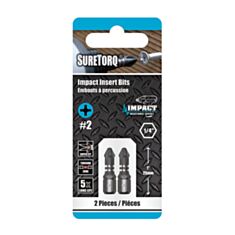 Бита SURETORQ Titanium 877-52 Blister PH 2*25 (2) - фото