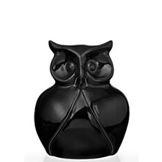 Статуэтка черная сова ETERNA K8139 B7 18*11*15см - фото