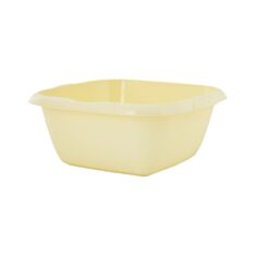 Таз Алеана Евро квадратный 6 л желтый - фото