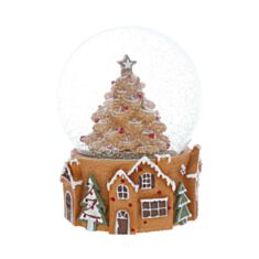 Декоративный водяной шар Bona Di Имбирная елка 559-579 10*13,8 см - фото