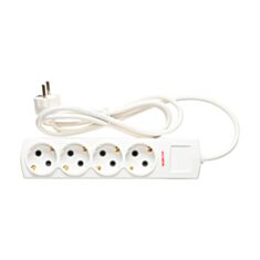 Подовжувач Magnetik MAG 4000-32 4 гнізда 3 м з заземленням білий - фото