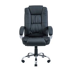 Крісло для керівників Richman Каліфорнія Хром чорне - фото