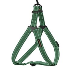 Шлея для собак BronzeDog Сotton Стандарт 70/1514Б/Т S 40-53 см зелена - фото