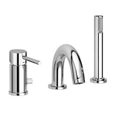 Змішувач для ванни Paffoni Light LIG047CR на 3 отвори хром - фото