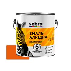 Емаль алкідна Зебра ПФ-116 помаранчева 2,8 кг - фото