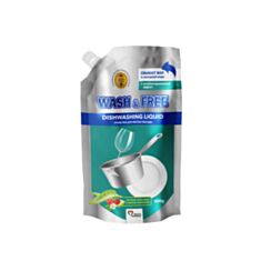 Средство для посуды Wash&Free алоэ и земляника Doypack 500 мл - фото