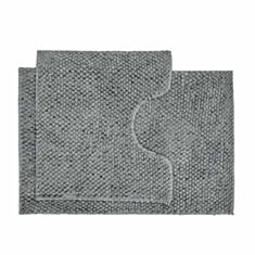 Набір килимків для ванної та туалету Dariana Ананас 9341 срібно-сірий - фото