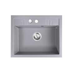 Кухонная мойка Ferro Mezzo II DRGM1/48/58GA серая - фото