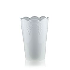Ваза ETERNA 2410-26,5 біла 18,5*18,5*26,5 см - фото