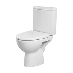 Унитаз компакт Cersanit Parva 011 с крышкой из дюропласта microlift - фото