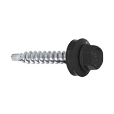 Саморіз покрівельний Wkret-Met RAL9005 4,8*70 мм 200 шт чорний - фото