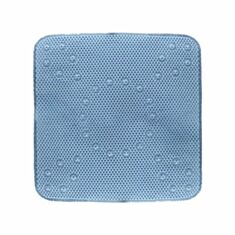 Коврик в ванную Arino 64881 нескользящий с присосками голубой 53*53 см - фото