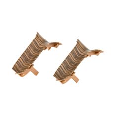 Комплект кутів внутрішніх для плінтуса ТІС 0027-ПЛГВК Дуб преміум 2 шт - фото