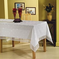 Скатертина Beysu Tabe KDK Lux Krem 160*320 - фото