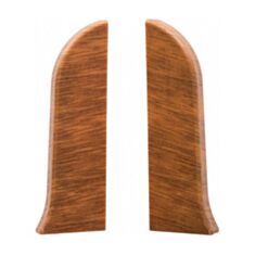 Комплект заглушок для плінтуса ТІС 0026-ПЛГЗК дуб морган 2 шт - фото