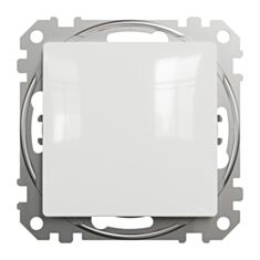 Вимикач одноклавішний Schneider Electric Sedna Design SDD111101 білий - фото