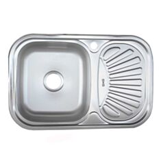 Кухонная мойка Platinum 7549 75*49*18 сатин - фото