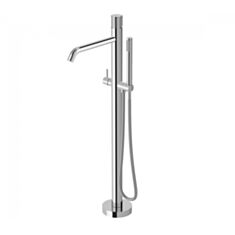 Змішувач для ванни Paffoni JO JO032CR з душкомплектом підлоговий хром - фото