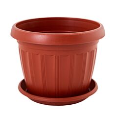 Горшок Алеана Терра с подставкой 20*15 см - фото