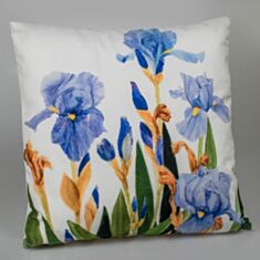 Наволочка декоративная Ирисы 006H 45х45см - фото