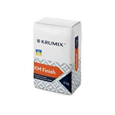 Шпаклівка фінішна Krumix KM Finish гіпсова 5 кг - фото