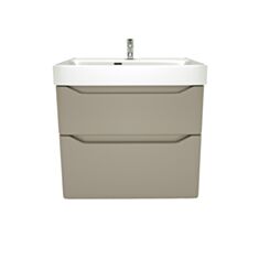 Тумба подвесная Respect-M Parla ТП-2 55 с умывальником 55*38 см мокко - фото