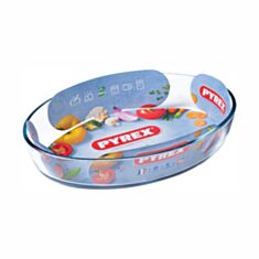 Форма скляна овальна Pyrex Essentials 222B000 27х21см - фото