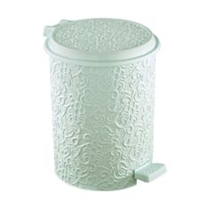 Відро для сміття Elif Plastik Ажур U326 з педаллю 17 л - фото