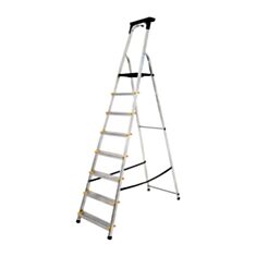 Стрем’янка одностороння Меткас ALDP8-150 з полицею 8 сходинок - фото