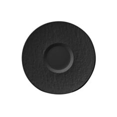 Блюдце Villeroy & Boch Manufacture Rock Black 1042391220 17 см - фото