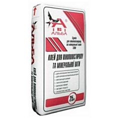 Клей для пенопласта Альба клей 25 кг - фото