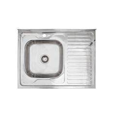 Кухонная мойка Kroner Polierte 6080L 0,6 мм 60*80*18 см  - фото