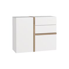 Комод Bianko BIKK221 2D2S белый/дуб бьянко - фото