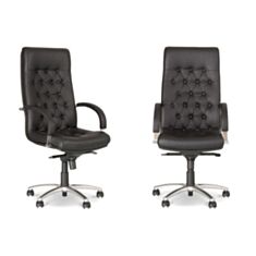 Крісло для керівників Fidel LUX steel chrome - фото