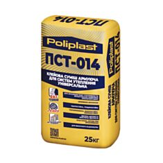 Клей для теплоизоляции Полипласт ПСТ-014 армирующий зима 25 кг - фото