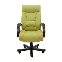 Кресло для руководителей Richman Магистр вуд салатовое - фото