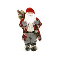 Декоративная фигурка BonaDi Санта с подарками NY14-889 45 см красная/серая - фото