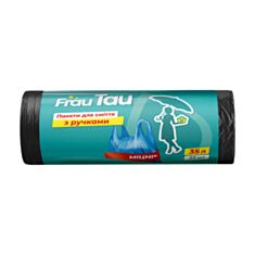 Пакети для сміття Frau Tau з ручками 35 л 25 шт - фото