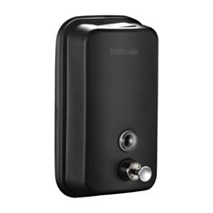 Дозатор для жидкого мыла Trento черный матовый 1 л - фото