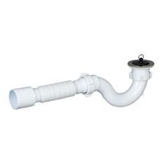 Сифон для піддона SoloPlast Д-0110 з гофрошлангом L400mm - фото