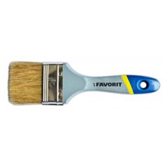 Пензель Favorit 01-034 тип Англійський 3" деревянная ручка - фото