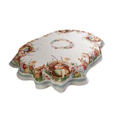 Скатертина гобеленова Прованс Злагода oval 135*180 см - фото