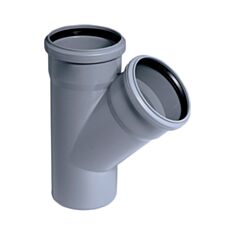 Трійник каналізаційний Magnaplast Htplus 67° 110*50 мм - фото