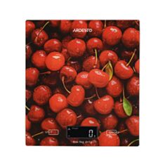 Ваги кухонні електронні Ardesto SCK-893CHERRY - фото
