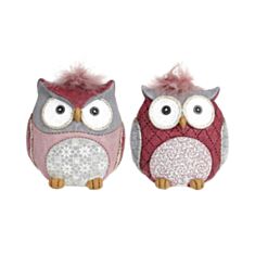 Декоративная фигурка Сова с чубом BonaDi 218-845 9,5 см 2 дизайна - фото