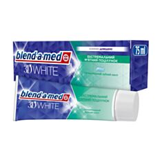 Зубная паста Blend-a-Med 92162 3D White Мятный поцелуй 75 мл - фото