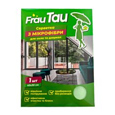 Серветка для скла Frau Tau мікрофібра 1 шт - фото