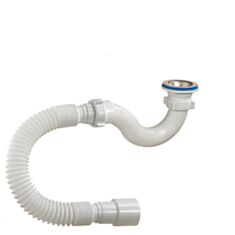 Сифон для піддона Orio А-42589 із гнучкою трубою - фото