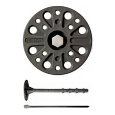 Дюбель для термоізоляції Теплома (М) 2 гатунок з термоголовою 10*140 мм 50 шт - фото